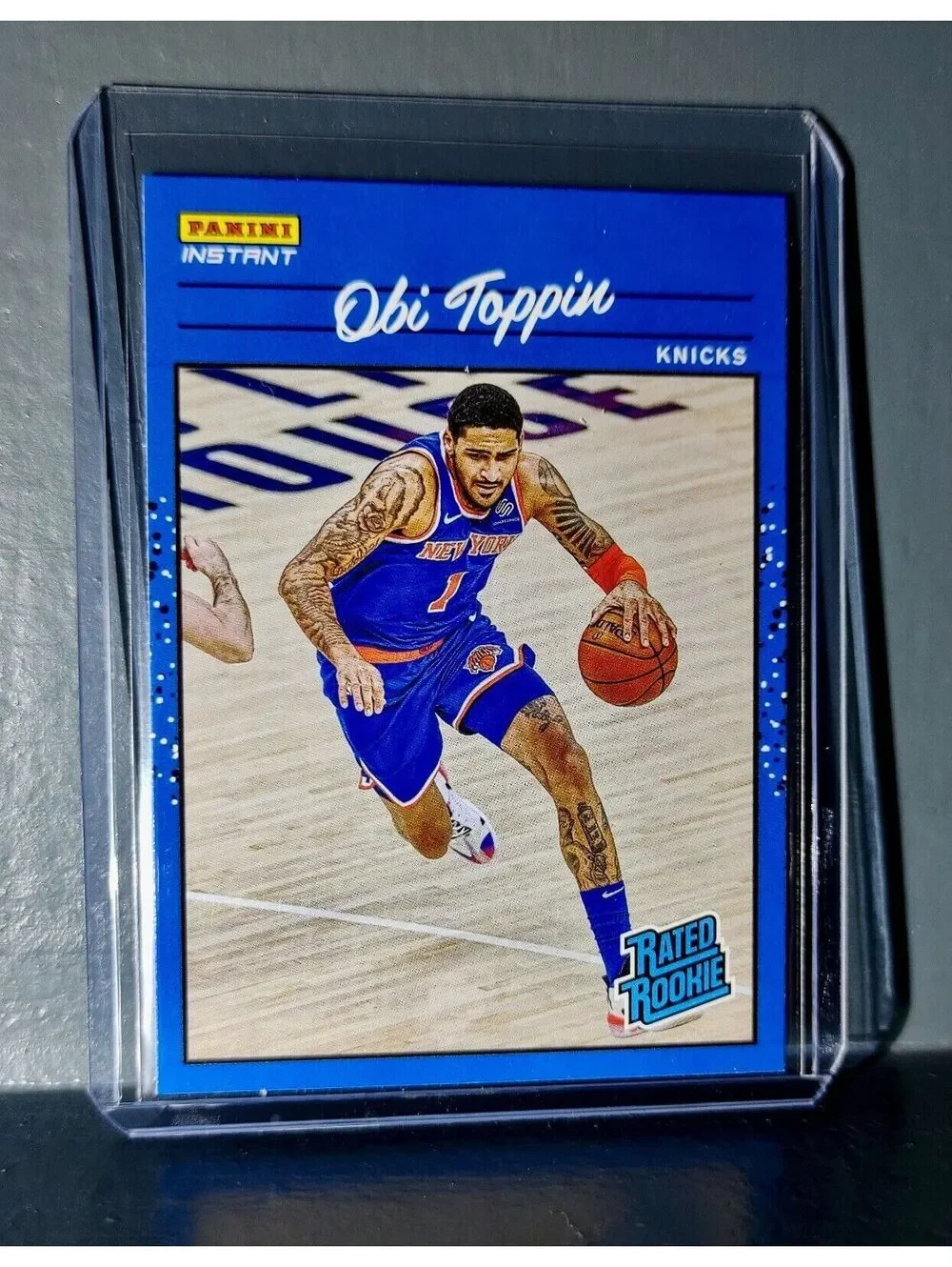 Obi Toppin 2020-2021 Panini NBA Instant #8 Rated Rookie Retro Card 1/35581/3558